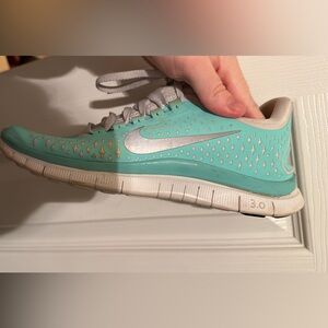 Tiffany blue nikes.